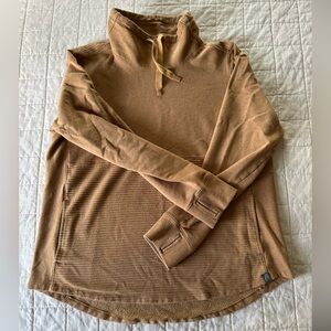 L.L. Bean Tan Hooded Sweatshirt